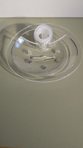 Perspex clear shower soap - clear,