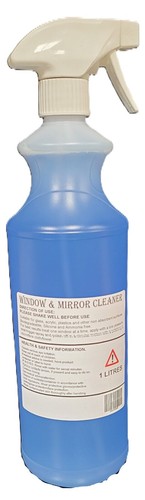 Glass cleaner cleans acrylics - glass,