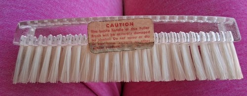 Excellent lucite brush - lucite, by