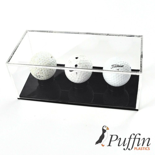 Perspex golfball display - display, case