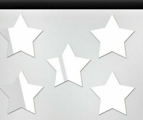 Star shaped mirror perspex 3mm - star,