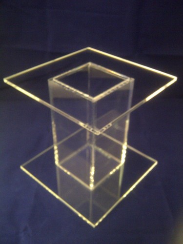 Square perspex acrylic - perspex®, cake